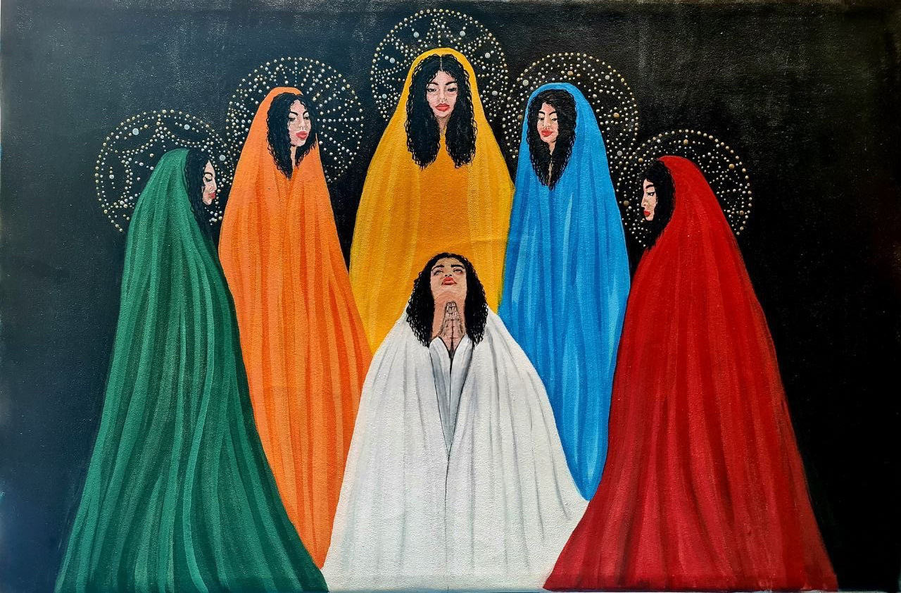 Artwork titled Meeting with the higher self